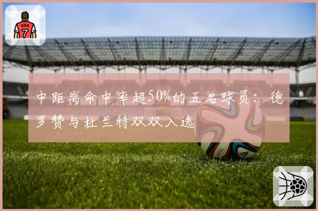 中距离命中率超50%的五名球员：德罗赞与杜兰特双双入选