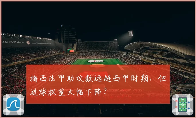 梅西法甲助攻数远超西甲时期，但进球权重大幅下降？